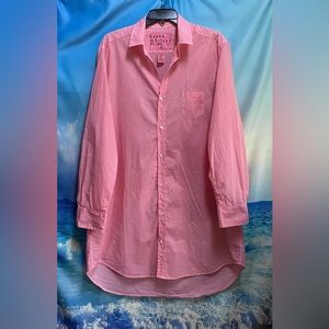 Frank & Eileen MARY Classic Shirtdress Size: XL Pink
